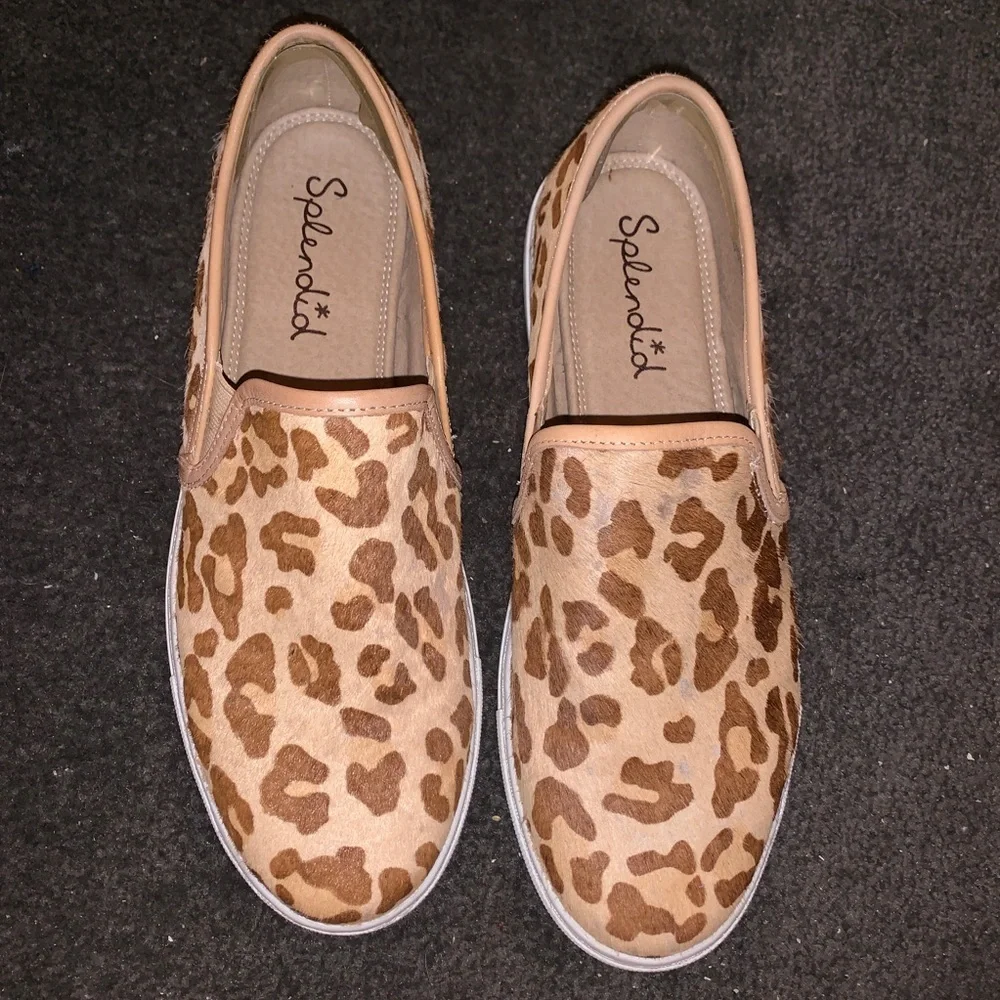 splendid leopard Slip On Sneaker Shoes size 8.5!